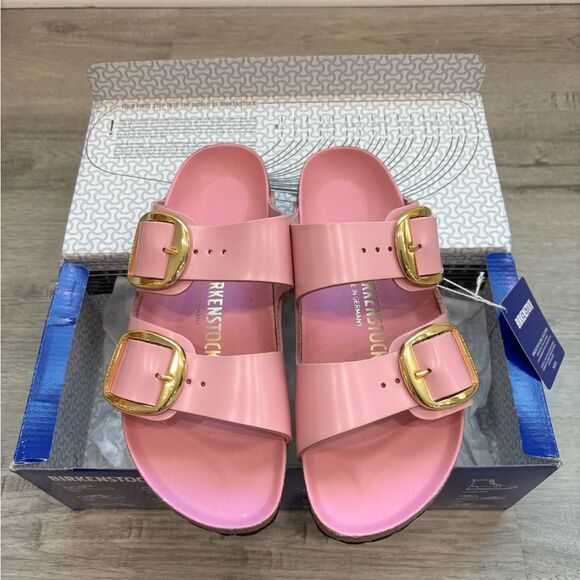 Birkenstock Arizona Big Buckle High Shine Sandals - Picture 3 of 15